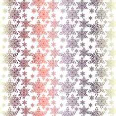 Seamless Pattern with Snowflakes (Vector)