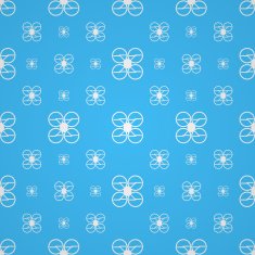 Blue vector background for quadrocopter