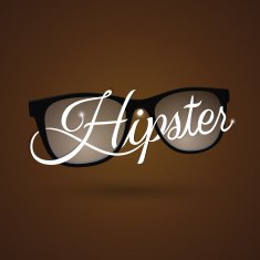 hipster glass symbol N2