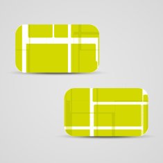 Vector business-card set for your design N124