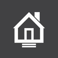 House Icon On Dark