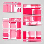 Vector business-card set for your design N129