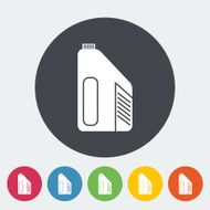 Jerrycan single flat icon N2