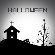 Halloween background Vector illustration N7