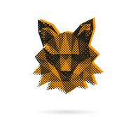 Fox abstract isolated on a white backgrounds vector illustration N2
