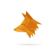 Fox abstract isolated on a white backgrounds vector illustration N3