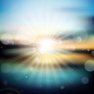 Abstract sunrise background
