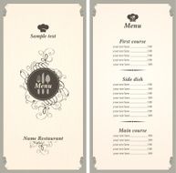 menu template N12