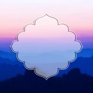 Sunrise in the mountains landscape N2