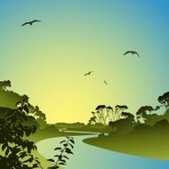 River Landscape N4