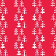 Seamless pattern with Christmas trees N21