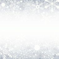 Winter Snowflake Background with Copy Space N3