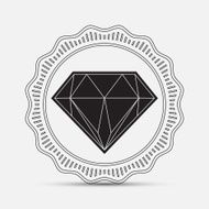 Diamond silhouette