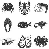 Seafood icons N6
