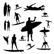 Vector Silhouette Of People N772