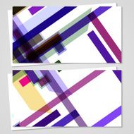 Vector business-card set for your design N131