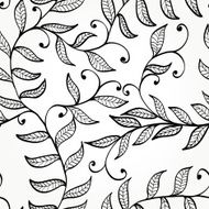 Seamless elegant floral background N2