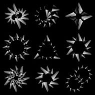 Collection of different graphic elements for design N2