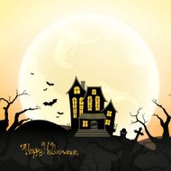 Vector Scary Halloween Design N17