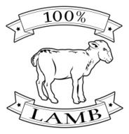 Lamb 100 percent food label