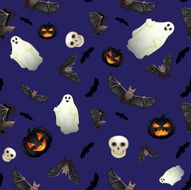 Seamless halloween background N9