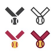 Baseball Medal Icon