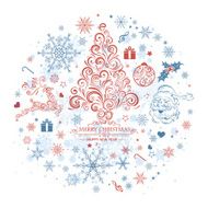 Christmas theme design elements