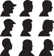 Men Silhouette Profiles N2