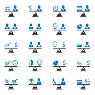 Business concept icon set N4