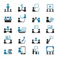 Business and presentation icon set N5