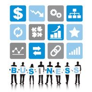 Vector of Business People and Concept