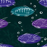 Fish Seamless Pattern N24