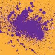 Two color ink blots