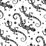Lizards Seamless pattern N2