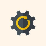 Gear Flat Icon N2