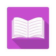 Flat design icon Book