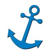 Blue anchor
