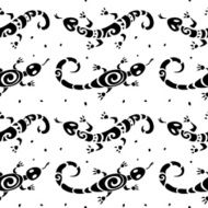 Lizards Seamless pattern N3