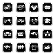 Supergloss Black Icons - Car Rental