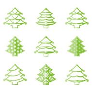 Christmas tree icons N3