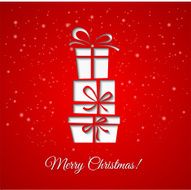 Christmas gift decoration background
