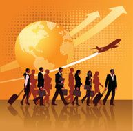 Global Business Travel - Businessmen Commuting