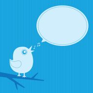 singing bird frame