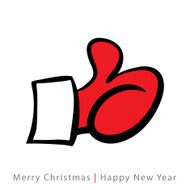 red mitten thumb up icon N2