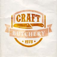 Labels of butcher shop N5