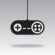 Video Game Controller Silhouette D