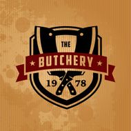 Labels of butcher shop N10