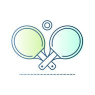 Table Tennis Rackets and Ball
