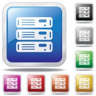 Network Server Cluster Icon