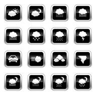 Supergloss Black Icons - Weather N2